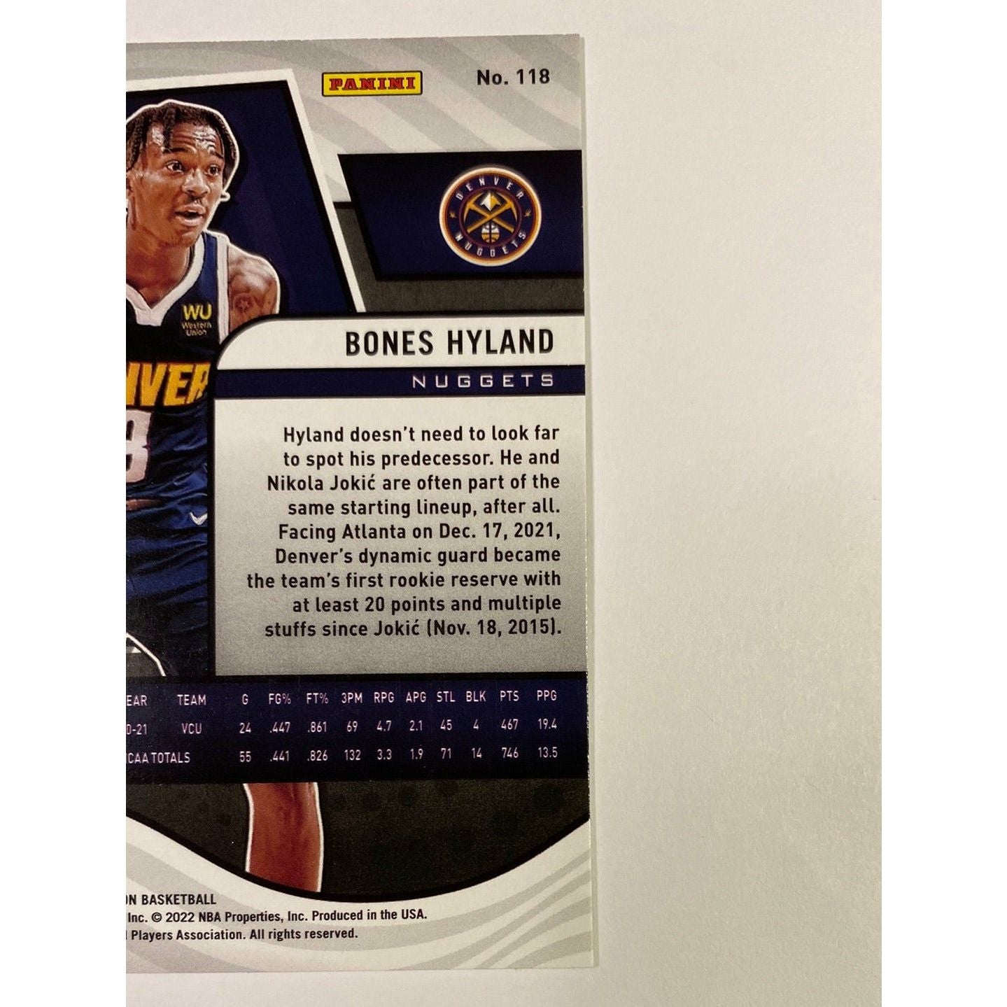2021-22 Revolution Bones Hyland RC