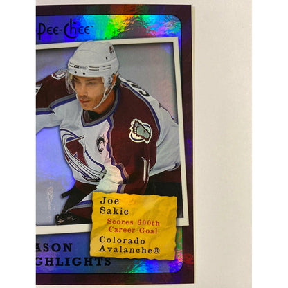 2007-08 O-Pee-Chee Joe Sakic Season Highlights