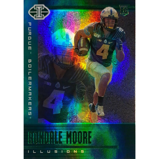 2021 Illusions Draft Picks Rondale Moore Green Parallel RC