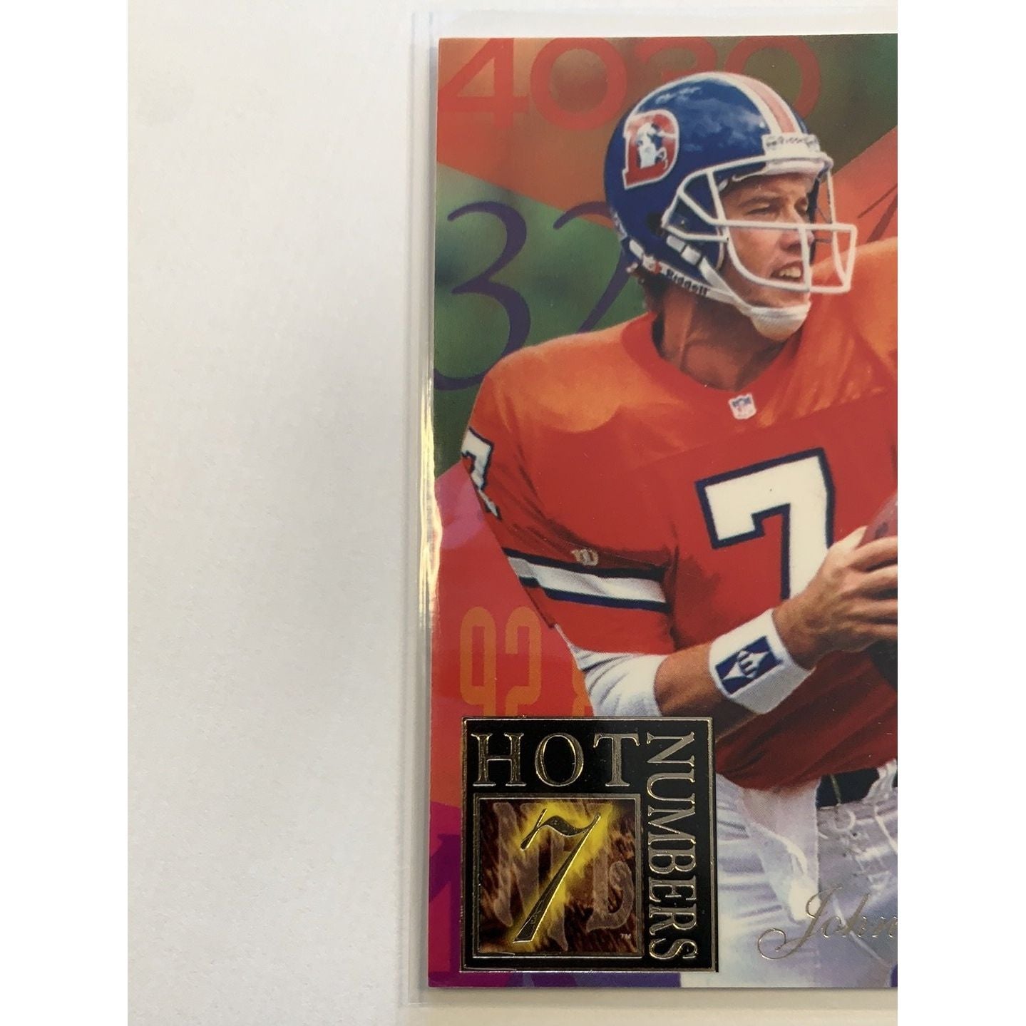  1994 Flair John Elway Hot Numbers “7”  Local Legends Cards & Collectibles