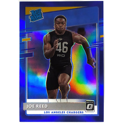 2021 Donruss Optic Joe Reed Blue Holo Prizm Rated Rookie /125