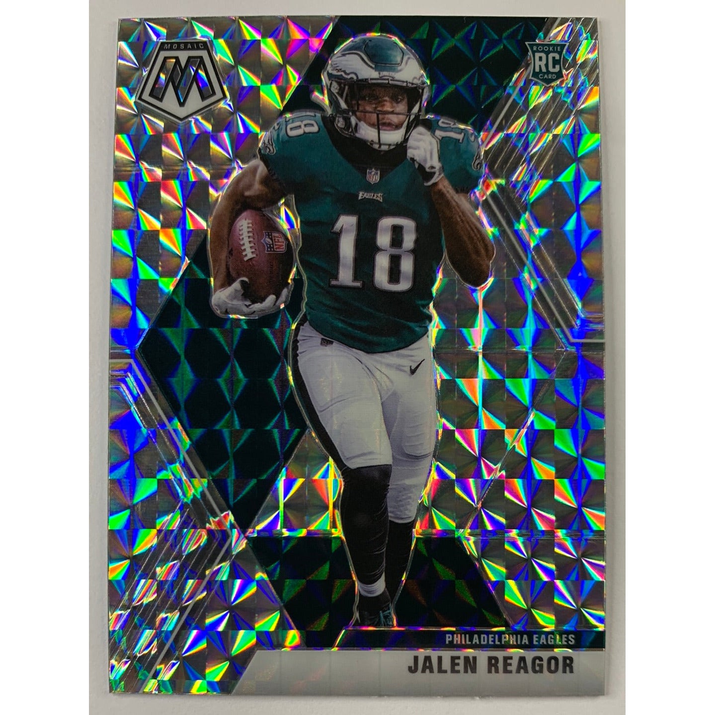 2020 Mosaic Jalen Reagor Silver Mosaic Prizm RC