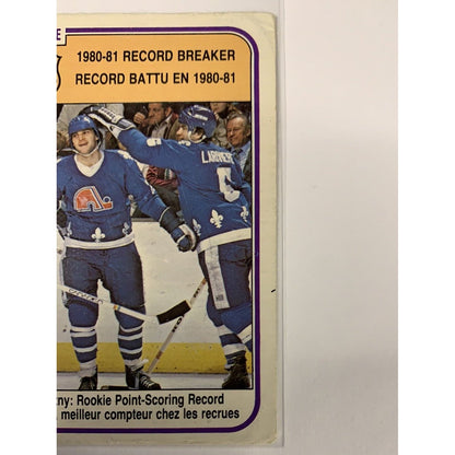  1981-82 O-Pee-Chee Peter Stastny Record Breakers  Local Legends Cards & Collectibles