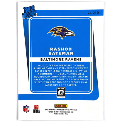 2021 Donruss Optic Rashod Bateman Rated Rookie