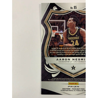 2020 Prizm Draft Picks Aaron Nesmith Crusade Silver Prizm RC