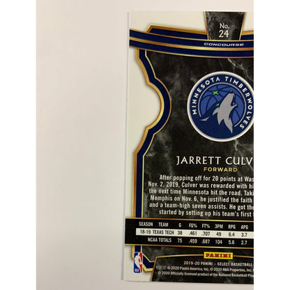 2019-20 Select Jarrett Culver Concourse Level RC