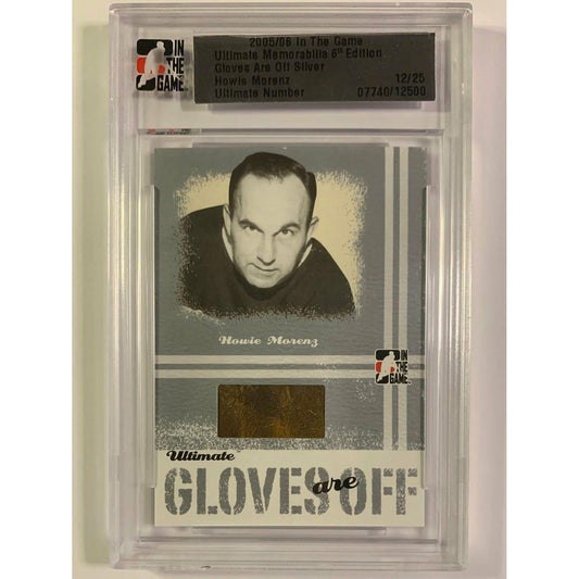 2005-06 In The Game Howie Morenz Gloves Are Off Silver /25