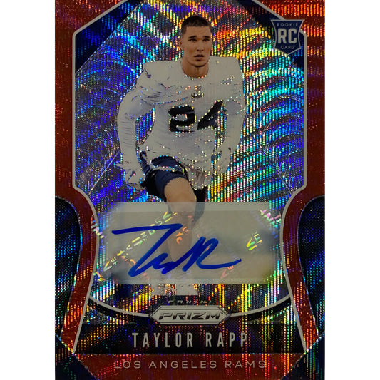  2019 Panini Prizm Taylor Rapp Red Wave Prizm RC /149  Local Legends Cards & Collectibles