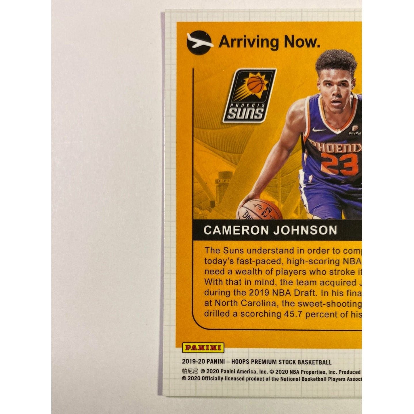  2019-20 Hoops Premium Stock Cameron Johnson Arriving Now  Local Legends Cards & Collectibles