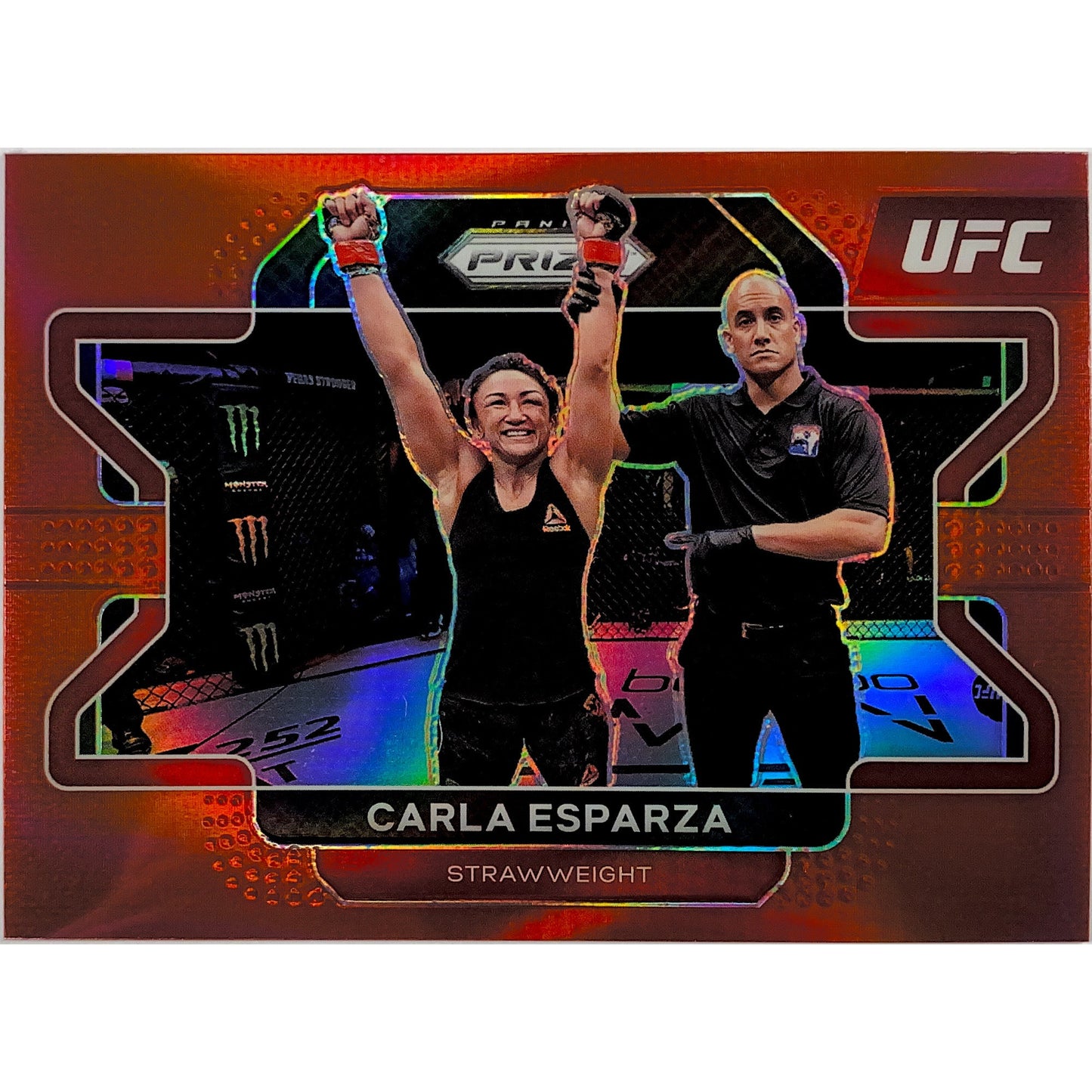 2022 Panini Prizm Carla Esparza Red Holo Prizm 054/299