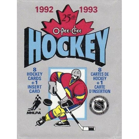  1992-93 O-Pee-Chee 25th Anniversary Hockey Pack  Local Legends Cards & Collectibles