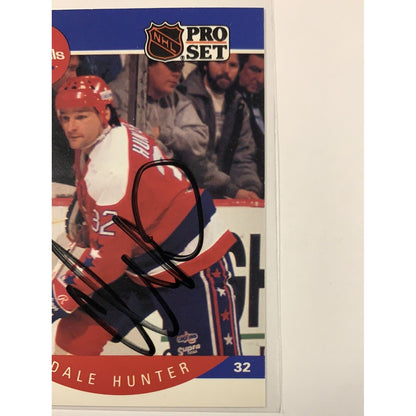  1990 Pro Set Dale Hunter In Person Auto  Local Legends Cards & Collectibles