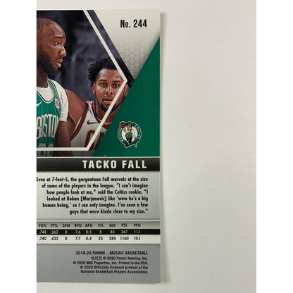 2019-20 Mosaic Tacko Fall Rookie Card