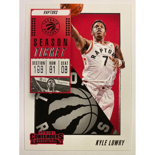  2018-19 Contenders Kyle Lowry Season Ticket  Local Legends Cards & Collectibles