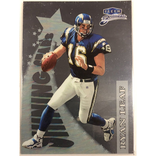  1998 Fleer Brilliants Ryan Leaf Shinning Stars  Local Legends Cards & Collectibles