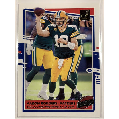  2020 Donruss Aaron Rodgers Highlights  Local Legends Cards & Collectibles