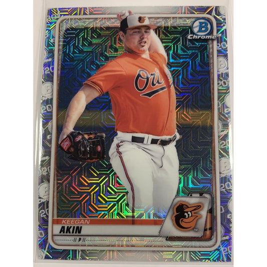  2020 Bowman Chrome Keegan Akin Mojo Refractor  Local Legends Cards & Collectibles