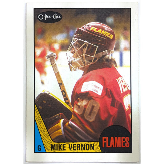 1987-88 O-Pee-Chee Mike Vernon RC