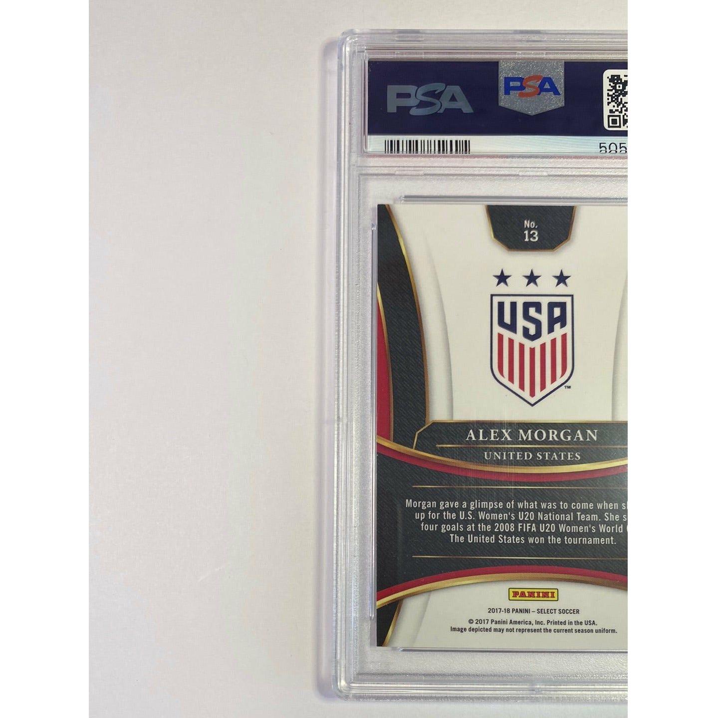 2017 Panini Select Alex Morgan PSA NM-MT 8