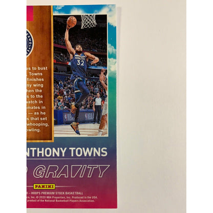 2019-20 Hoops Premium Stock Karl Anthony Towns Zero Gravity