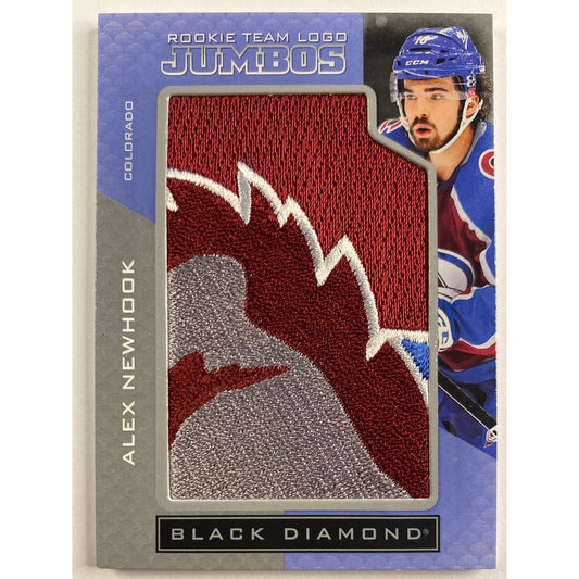 2021-22 Black Diamond Alex Newhook Rookie Team Logo Jumbos