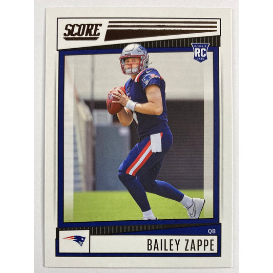 2022 Score Bailey Zappe RC