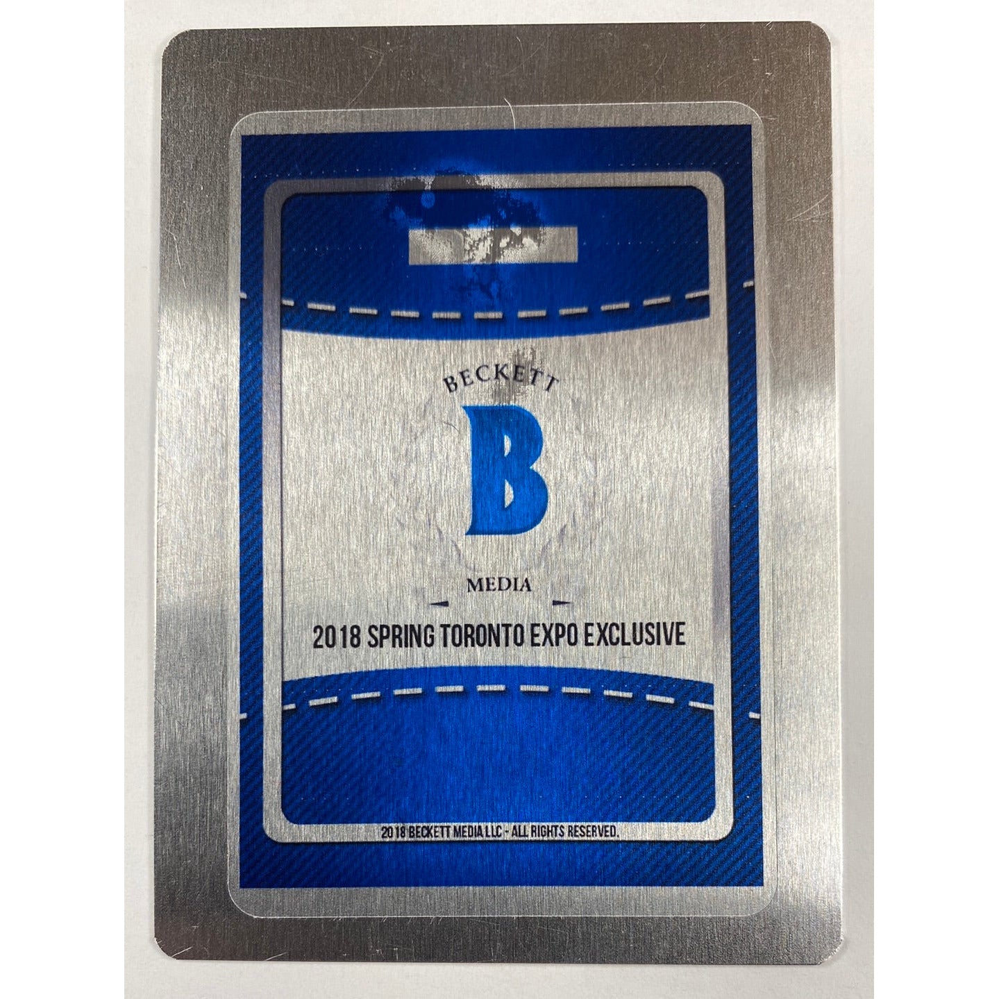 Spring 2018 Toronto Card Expo Gordie Howe Beckett Cover Metal Printing Plate /50