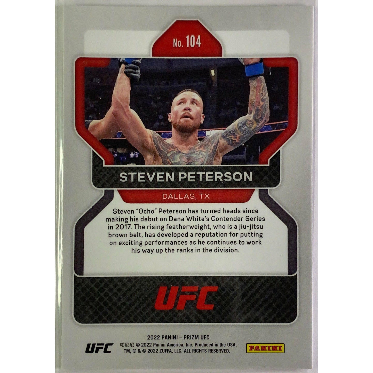 2022 Panini Prizm Steven Peterson RC