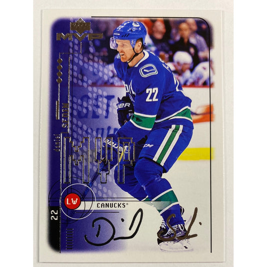 2018-19 MVP Daniel Sedin Silver Script