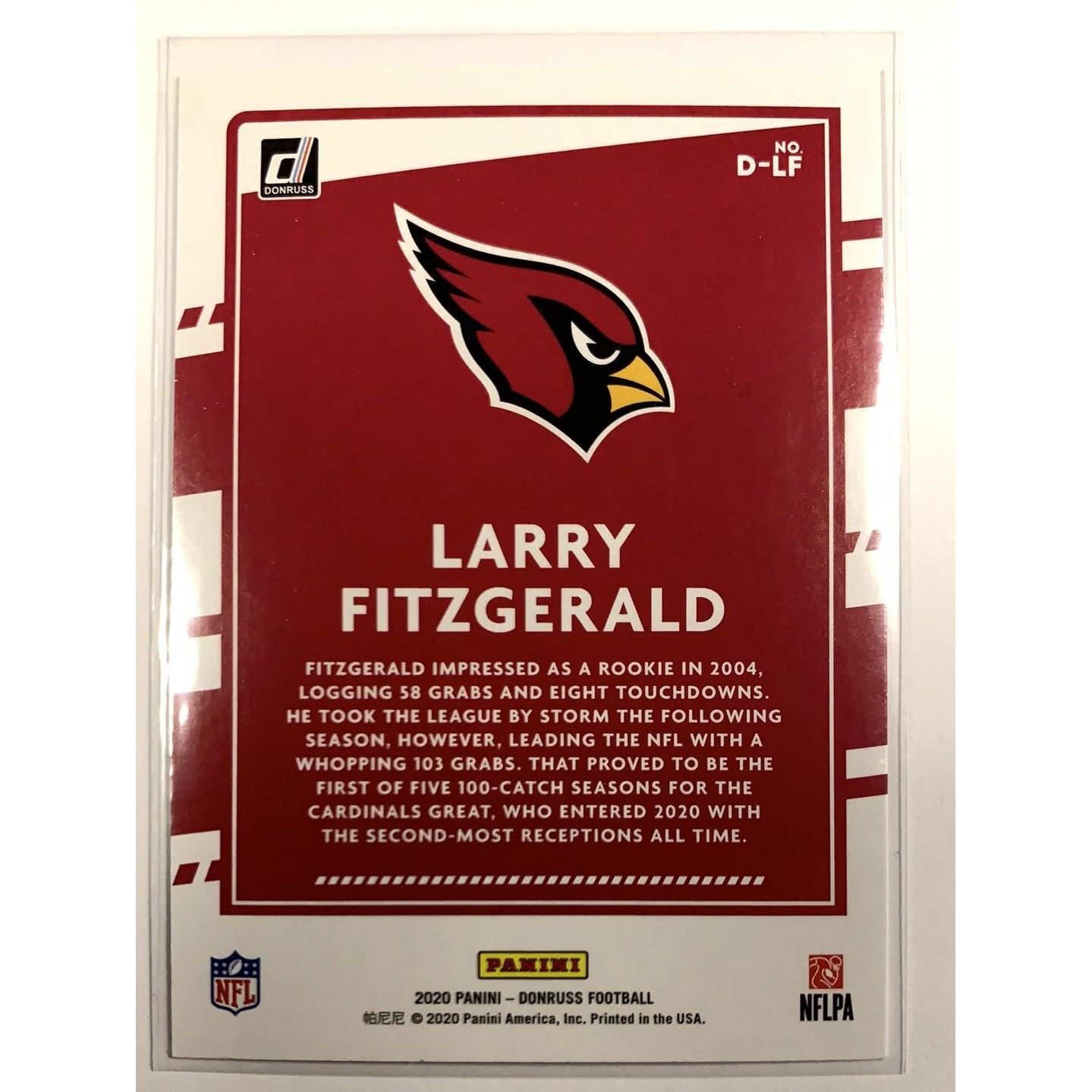 2020 Donruss Larry Fitzgerald Dominators  Local Legends Cards & Collectibles