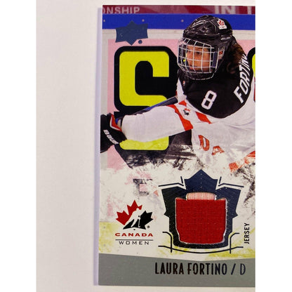 2014-15 Team Canada Women Laura Fortino Team Canada Patch