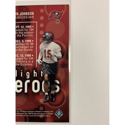  2000 Upper Deck SPx Keyshawn Johnson Highlight Heroes  Local Legends Cards & Collectibles