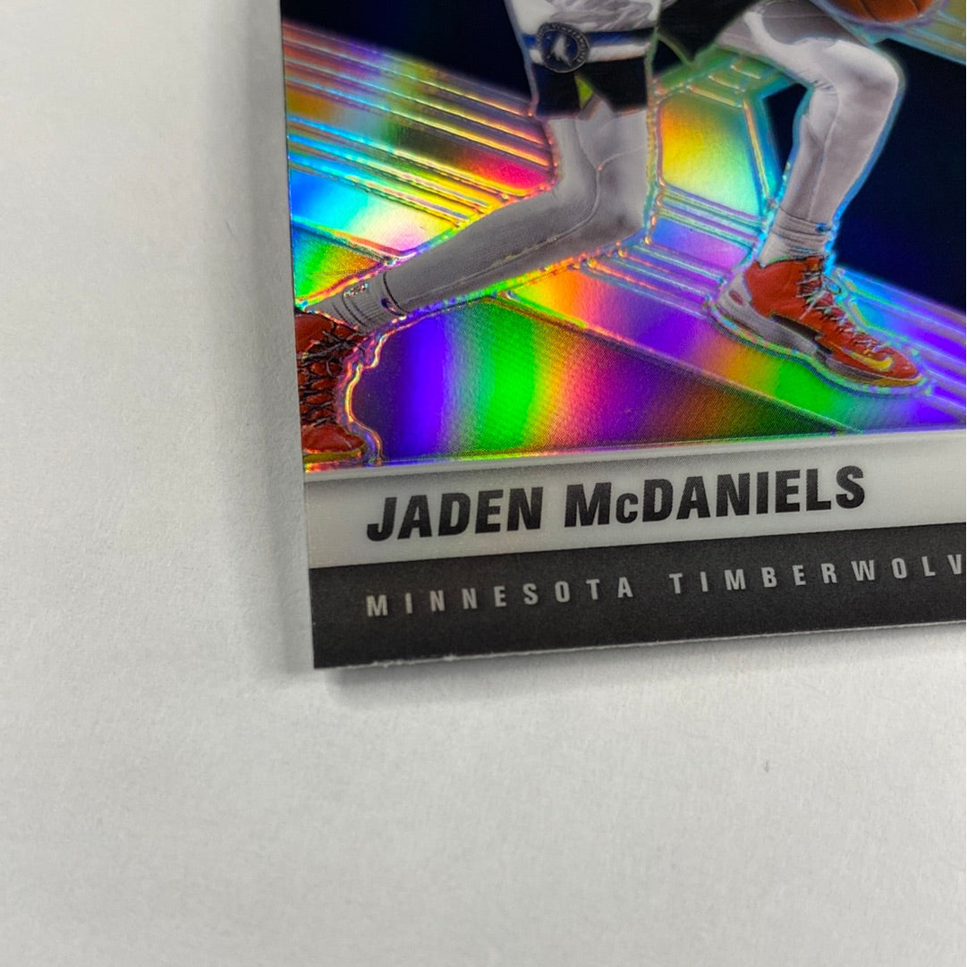 2020-21 Mosaic Jaden McDaniels Silver Holo Prizm RC
