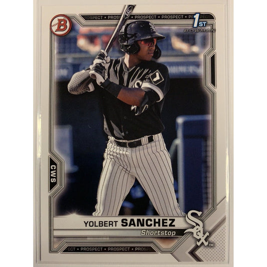  2021 Bowman 1st Yolbert Sanchez BP-40  Local Legends Cards & Collectibles