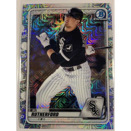  2020 Bowman Chrome Blake Rutherford Mojo Refractor  Local Legends Cards & Collectibles