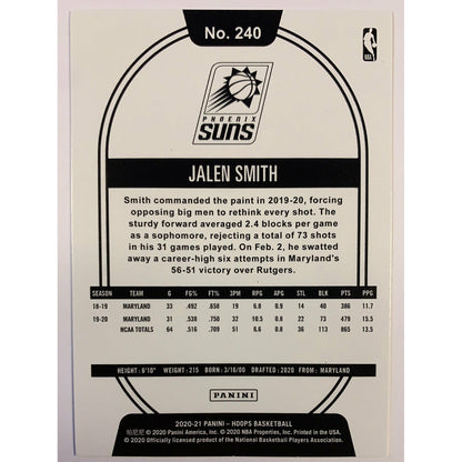 2020-21 Hoops Jalen Smith RC