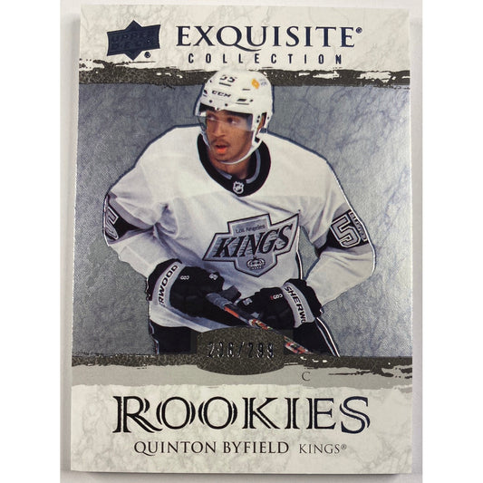 2021-22 Exquisite Collection Quinton Byfield Exquisite Collection Rookies /299