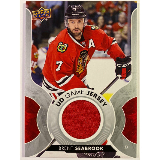  2017-18 Upper Deck Series 1 Brent  Seabrook UD Game Jersey  Local Legends Cards & Collectibles