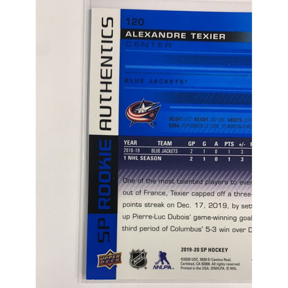  2019-20 SP Alexandre Texier Rookie Authentics  Local Legends Cards & Collectibles
