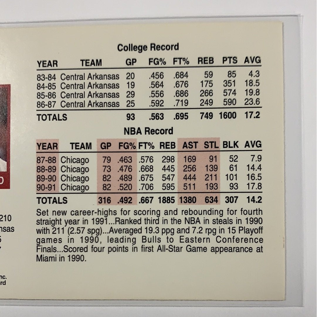  1991 NBA Hoops Scottie Pippen Base #34  Local Legends Cards & Collectibles