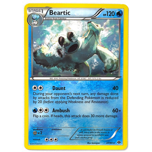 Beartic Rare Non-Holo 37/99
