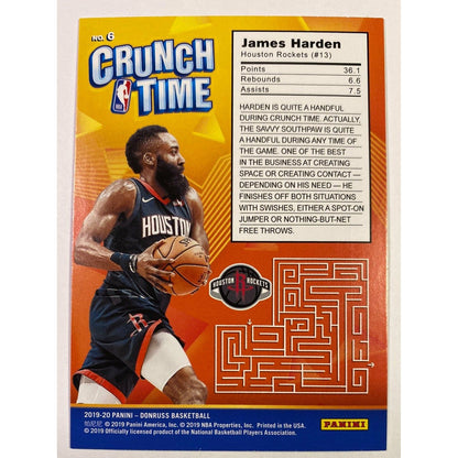  2019-20 Donruss James Harden Crunch Time  Local Legends Cards & Collectibles