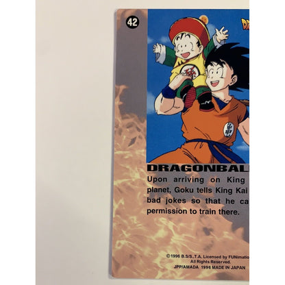  1996 JPP/Amada Dragon Ball Z King Kai Laughs at Goku’s Bad Jokes #42  Local Legends Cards & Collectibles