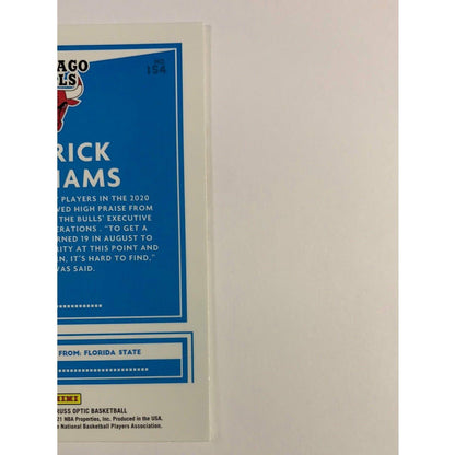 2020-21 Donruss Optic Patrick Williams Rated Rookie