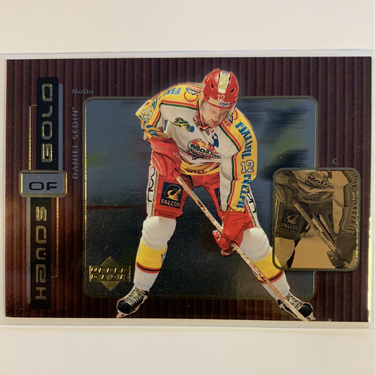  2000-01 Swedish Upper Deck Daniel Sedin Hands of Gold  Local Legends Cards & Collectibles