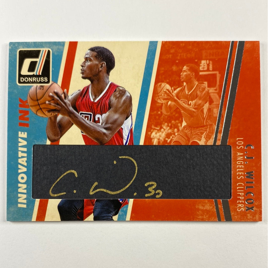 2015-16 Donruss C.J. Wilcox Innovative Ink