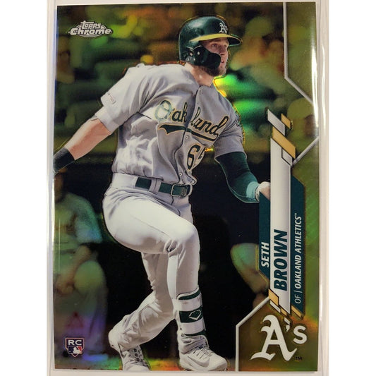  2020 Topps Chrome Seth Brown RC Refractor /50  Local Legends Cards & Collectibles