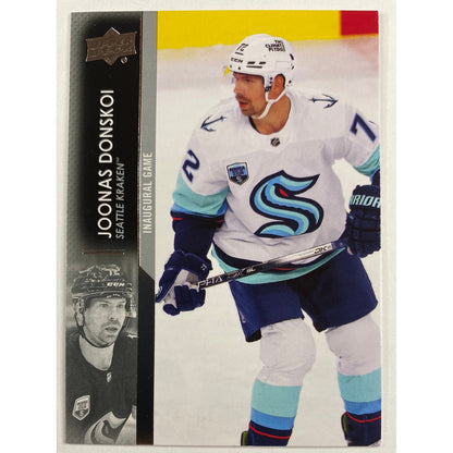 2021-22 Upper Deck Extended Series Joonas Donskoi Inaugural Game