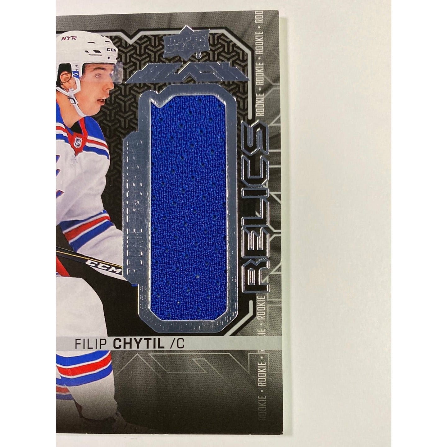  2017-18 UD Black Filip Chytil Rookie Trademarks Relics /299  Local Legends Cards & Collectibles