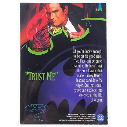  1995 Fleer Ultra DC Comics Batman “Trust Me” #16  Local Legends Cards & Collectibles